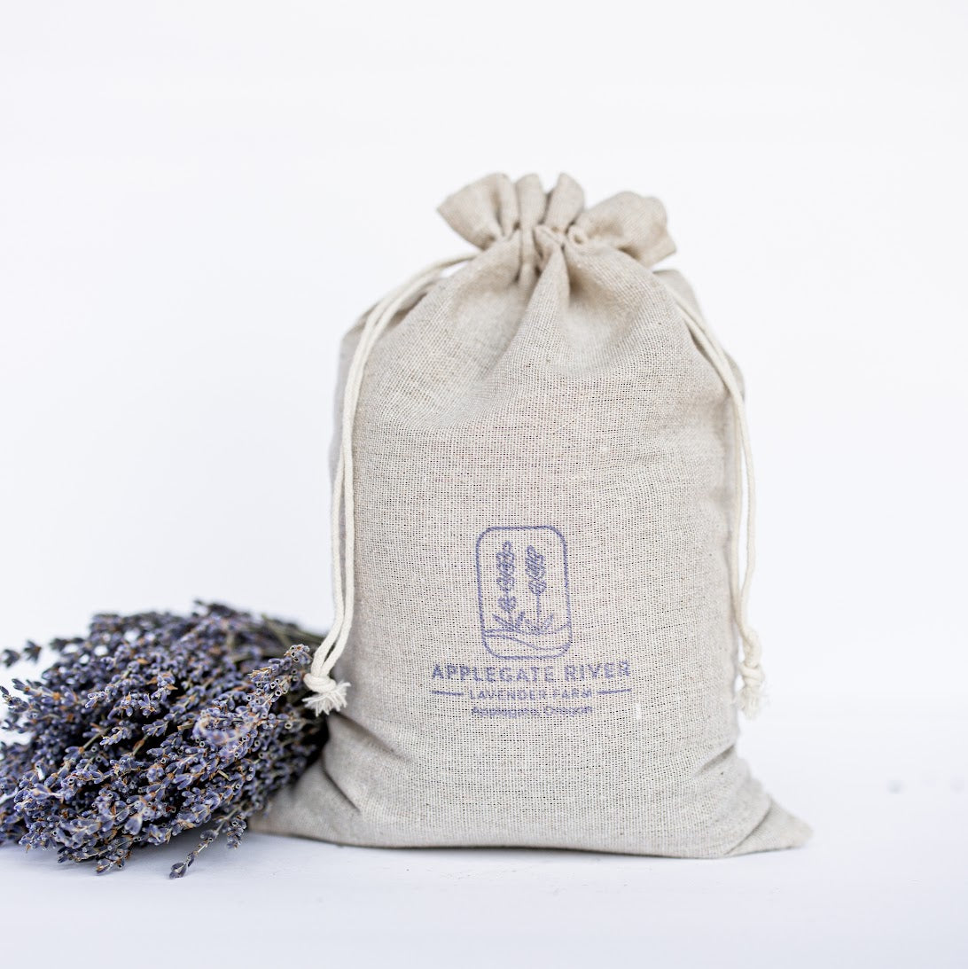 Linen Lavender Sachet - Drawstring