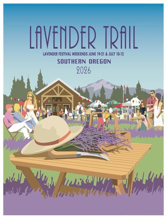 Southern Oregon Lavender Trail Posters - Limited Edition