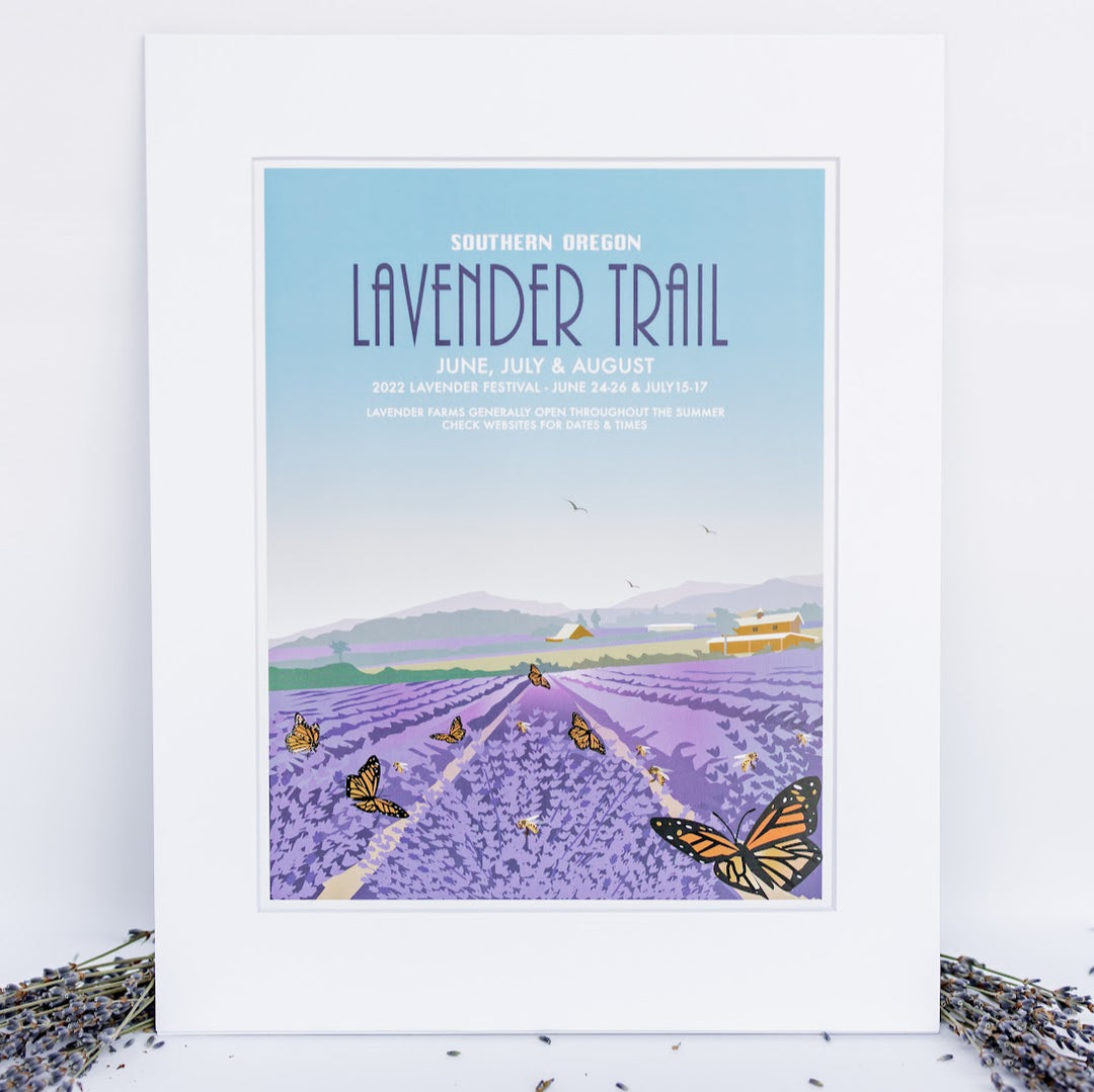 Southern Oregon Lavender Trail Posters - Limited Edition